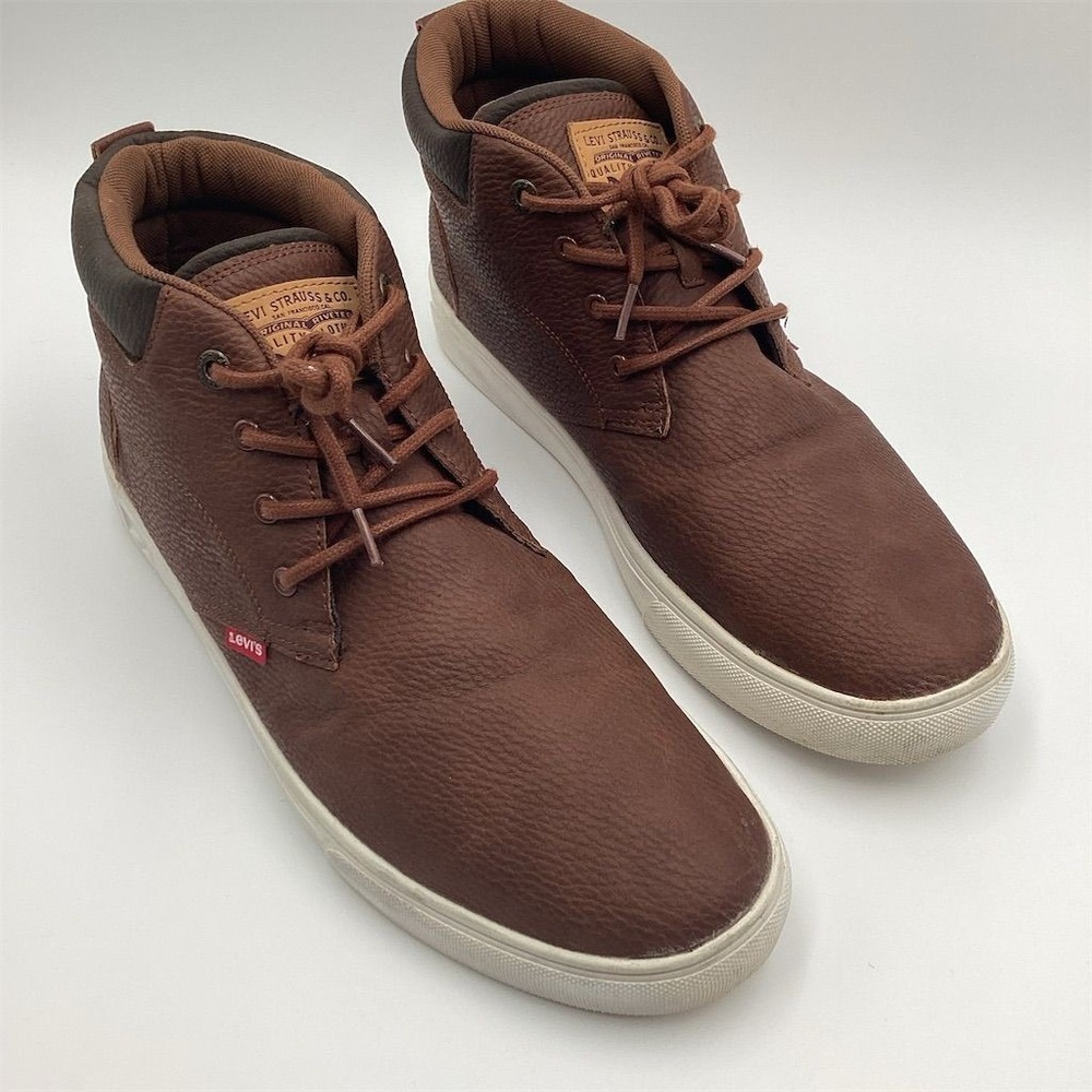 Levi's Men's Chukka Boots Brown Lace Up Size 13 Casual Style